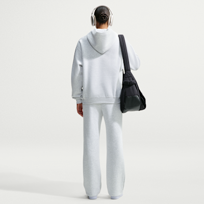 Nike Studio Fleece Orta Kalınlıkta Oversize Kapüşonlu Kadın Sweatshirt'ü görsel 5