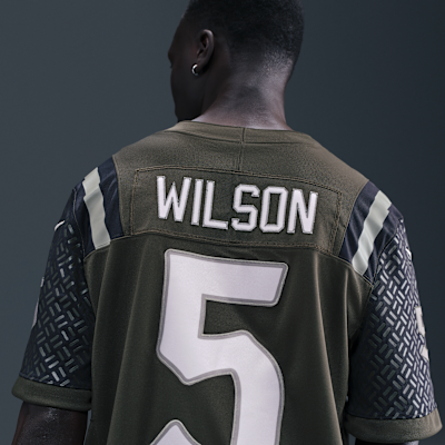 Garrett Wilson New York Jets Rivalries Collection Men's Nike Dri-FIT NFL Limited Jersey