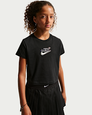 Детская футболка Nike Sportswear Big Kids' (Girls') Cropped