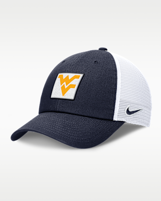 Мужские  West Virginia Mountaineers Primetime Club Nike College Trucker Adjustable Hat
