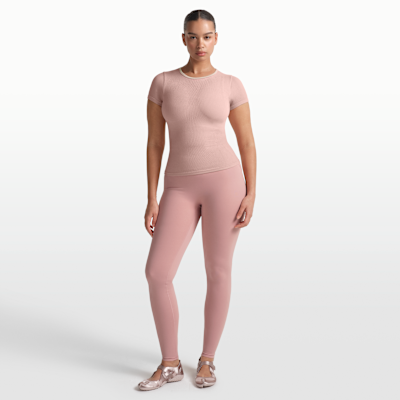 NikeSKIMS Ribbed Seamless Women's Short-Sleeve Top