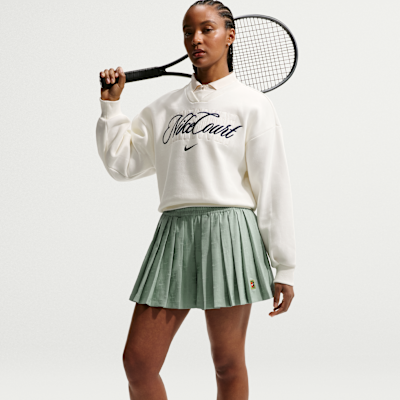 NikeCourt Court Collection Dri-FIT Yüksek Belli Kadın Tenis Şortu görsel 4