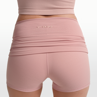 Shorts de cintura plegable de 7,5 cm para mujer NikeSKIMS Matte