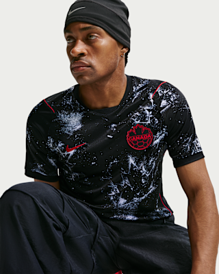 Мужские джерси Jonathan David Canada Soccer 2026 Stadium Away Nike Dri-FIT Soccer Jersey