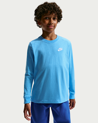 Детская футболка Nike Sportswear Big Kids' Long-Sleeve