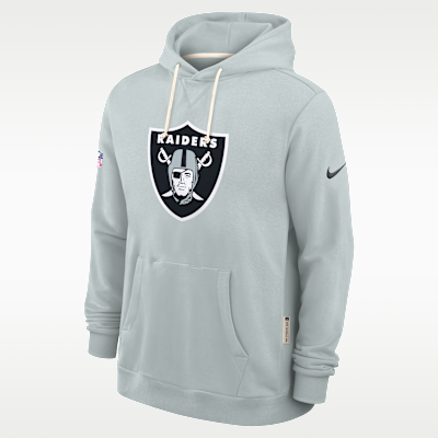 Las Vegas Raiders Initial Home Sideline Men's Nike Dri-FIT NFL Pullover Hoodie