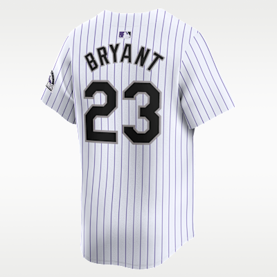 Jersey de la MLB Limited Dri-FIT ADV Nike para hombre Kris Bryant Colorado Rockies
