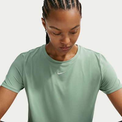 Nike One Classic Dri-FIT Kısa Kollu Kadın Üstü görsel 3