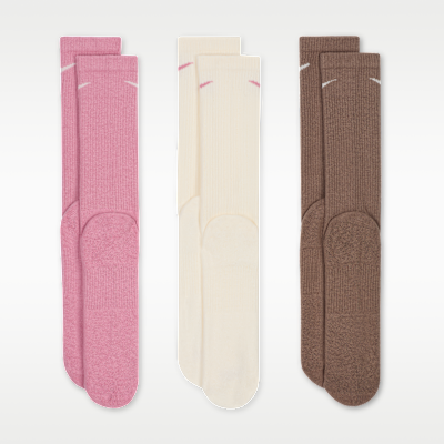 Nike Everyday Plus Cushioned Training Crew Socks (3 Pairs)