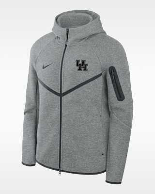 Мужское худи Houston Cougars Tech Nike Basketball Fleece Full-Zip Hoodie для баскетбола