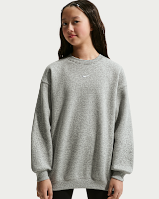 Детский свитшот Nike Sportswear Studio Big Kids' (Girls') Oversized Crew-Neck