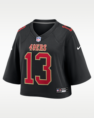 Женские джерси Brock Purdy San Francisco 49ers Nike NFL Cropped Tundra Game Jersey