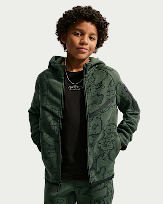 Детское худи Nike Tech Fleece Big Kids' (Boys') Full-Zip Hoodie