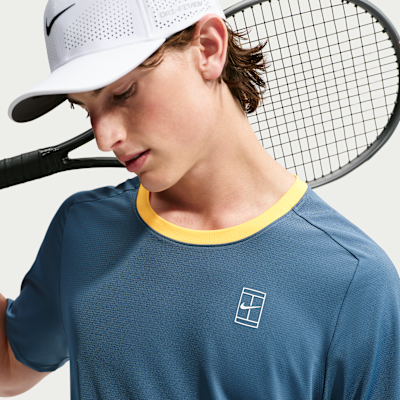 NikeCourt Advantage Dri-FIT Erkek Tenis Üstü görsel 3