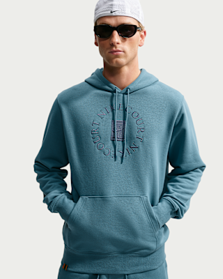 Nike Hoodie pullover de ténis em tecido moletão Dri-FIT NikeCourt Heritage para homem