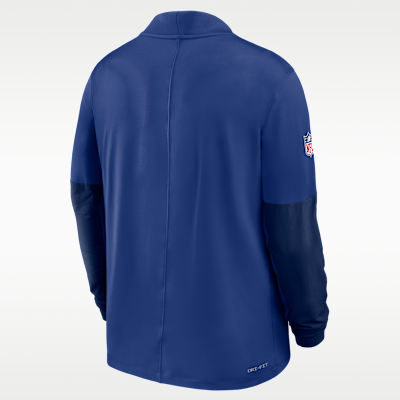 New York Giants Feel The Pressure Men's Nike Dri-FIT NFL 1/2-Zip Top