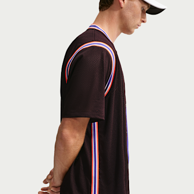 NikeCourt Slam Dri-FIT Düğmeli Erkek Tenis Üstü görsel 2