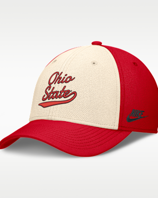 Мужские Ohio State Legacy Nike Dri-FIT College Hat