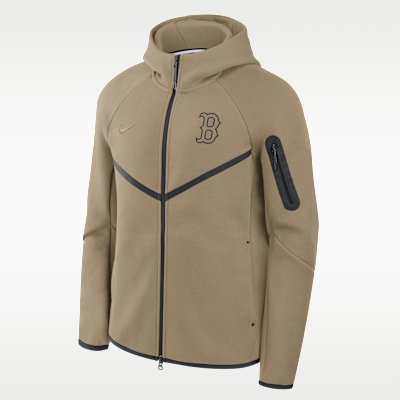 Boston Red Sox Tech Fleece Windrunner Men's Nike MLB Full-Zip Hooded Jacket