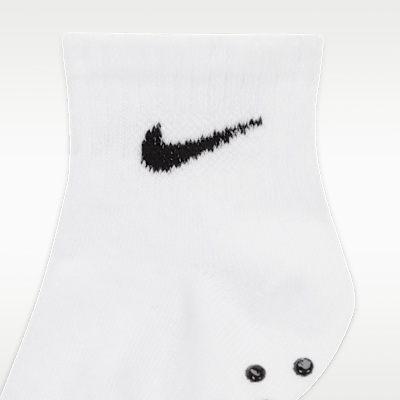 Nike Baby Swoosh Ankle Gripper Socks (3-Pairs)
