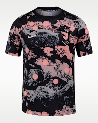 Мужские шорты Angel City FC Nike NWSL Short-Sleeve Pre-Match Top