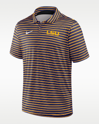 Мужские  LSU Tour Stripe Nike Dri-FIT College Polo