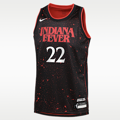 Caitlin Clark Indiana Fever x Stranger Things 2025 Rebel Edition Kids' Nike Dri-FIT WNBA Victory Jersey