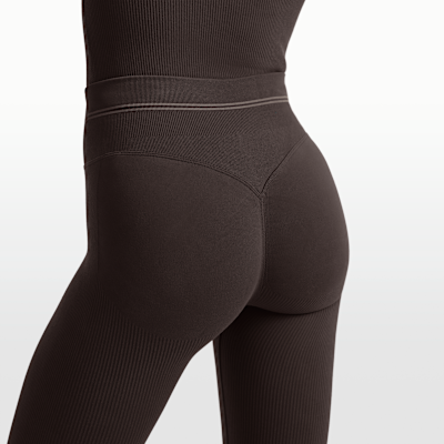 Leggings NikeSKIMS Ribbed Seamless med hög midja 66 cm för kvinnor