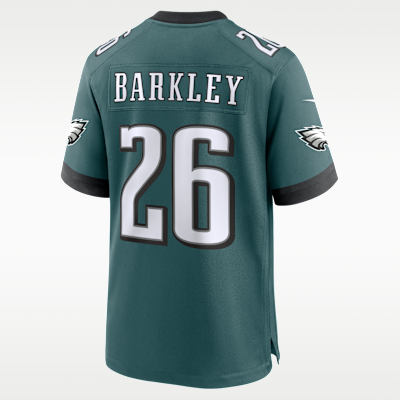 Saquon Barkley Philadelphia Eagles Men's Nike NFL Game Football Jersey