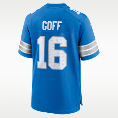 Jared Goff Detroit Lions Men's Nike NFL Game Football Jersey