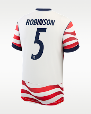 Мужские джерси Antonee Robinson USMNT 2026 Stadium Home Nike Dri-FIT Soccer Jersey