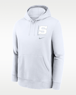 Мужское худи Penn State 2025 White Out Club Nike College Pullover Hoodie