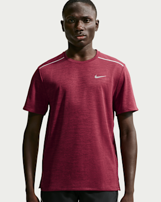Мужские шорты Nike Miler Dri-FIT Short-Sleeve Top для бега