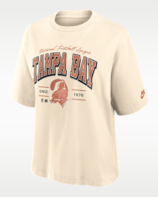 Женская футболка Tampa Bay Buccaneers Vintage Mod Boxy Nike NFL