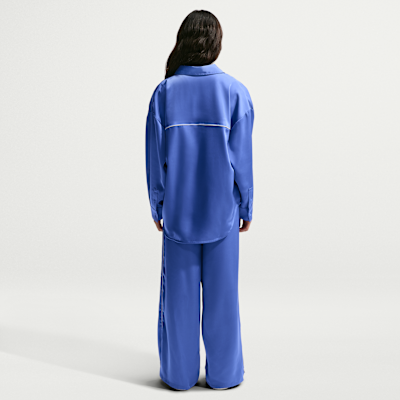Nike Sportswear Women's Oversized Satin Long-Sleeve Top