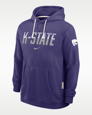 Мужское худи Kansas State Sideline Nike Dri-FIT Pullover Hoodie