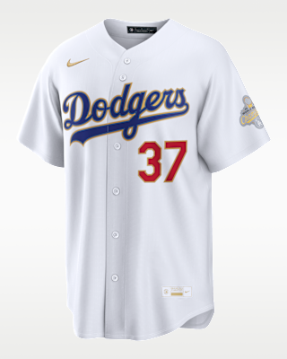 Мужские джерси Teoscar Hernández Los Angeles Dodgers 2025 World Series Champion Gold Series Nike MLB Stadium Jersey