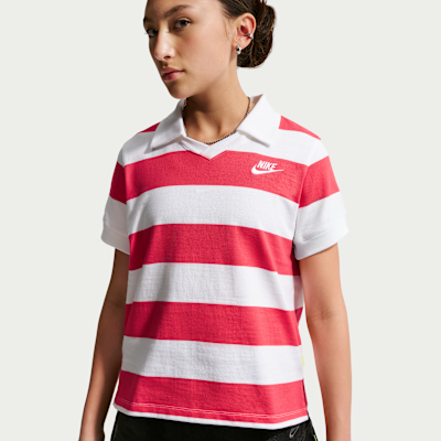 Детские топы Nike Sportswear Big Kids' (Girls') Short-Sleeve Polo Top