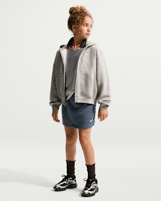 Детская юбка Nike Sportswear Studio Fleece Big Kids' (Girls') French Terry Skirt
