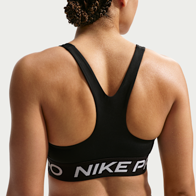Nike Pro 365 Hafif Destekli Pedsiz Kadın Spor Sütyeni görsel 2