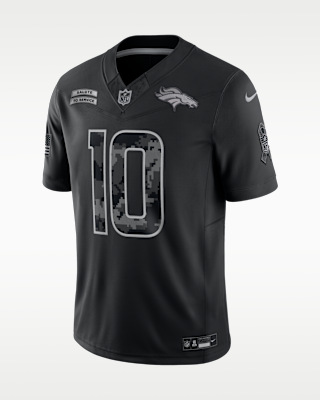 Мужские джерси Bo Nix Denver Broncos Salute to Service Nike Dri-FIT NFL Limited Jersey