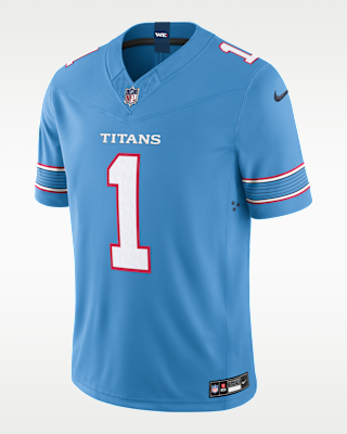 Мужские джерси Cameron Ward Tennessee Titans Nike Dri-FIT NFL Limited Jersey