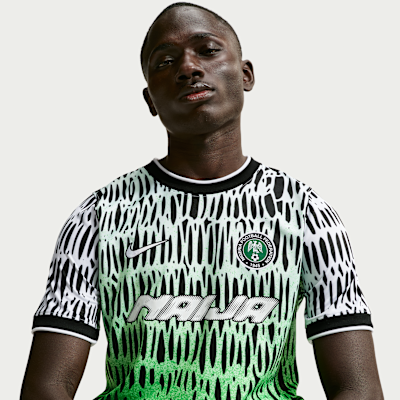 Nike x Nigeria x Slawn Dri-FIT Academy Pro Kısa Kollu Erkek Futbol Üstü görsel 3