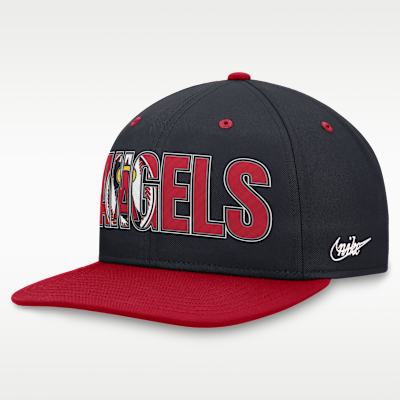 Gorra ajustable Nike MLB para hombre California Angels Pro Cooperstown