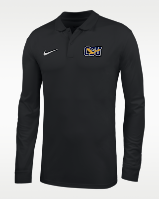 Мужские Nike College (Coppin State University) Dri-FIT Long-Sleeve Polo