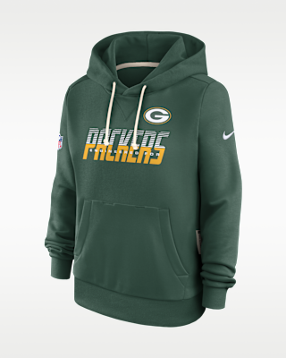 Женское худи Green Bay Packers Sideline Standard Issue Nike Dri-FIT NFL Pullover Hoodie