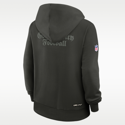 New York Jets Rivalries Collection Sideline Women's Nike Dri-FIT NFL Pullover Hoodie