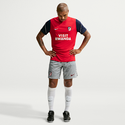Nike Atlético Madrid Strike Üçüncü Nike Dri-FIT Kısa Kollu Erkek Futbol Üstü görsel 4