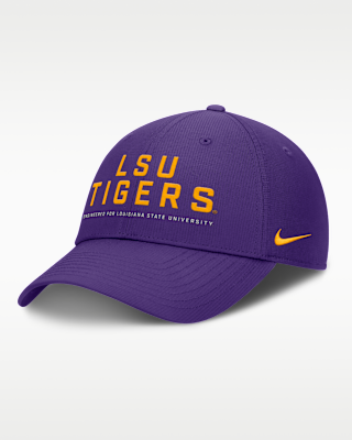 Мужские  LSU On-Field Club Gameday Nike Dri-FIT College Adjustable Hat
