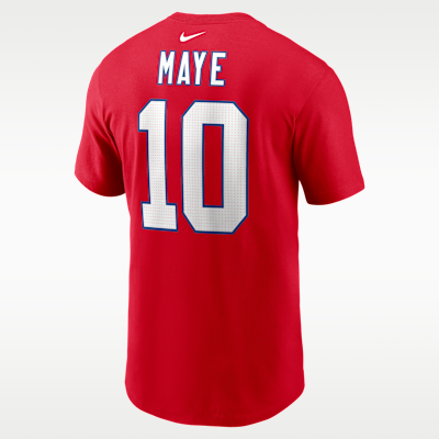 Drake Maye New England Patriots Men's Nike NFL T-Shirt
